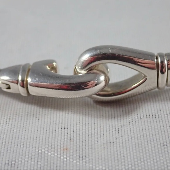 💥💥SOLD💥💥 LINKS OF LONDON 925 SOLID STERLING SILVER BANGLE 6.5" BRACELET - Picture 3 of 4